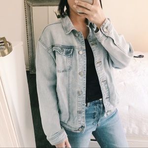 Oversized denim jacket